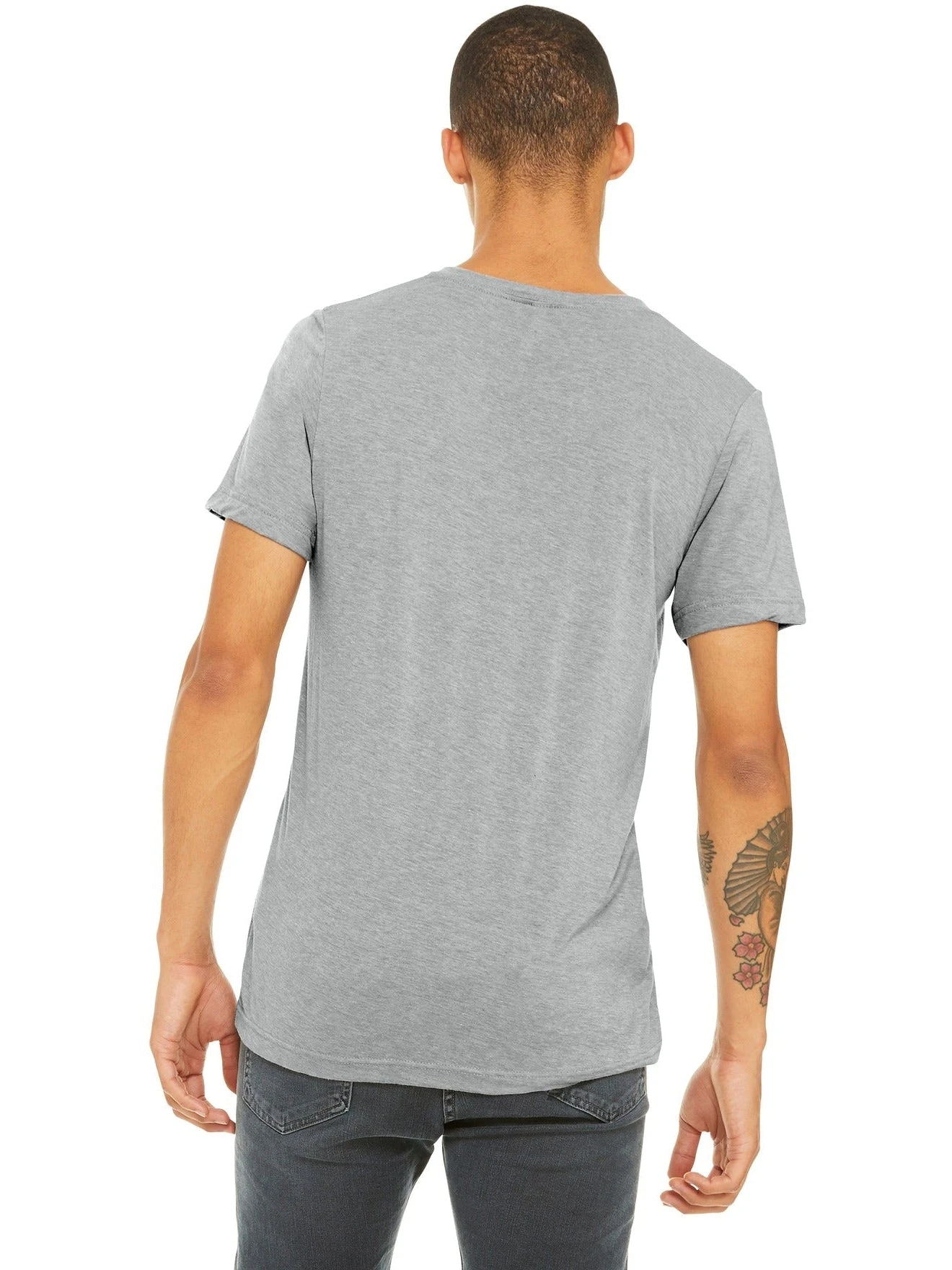 Bella+Canvas Unisex Triblend Short Sleeve V-Neck Tee 5 Bella+Canvas Unisex Triblend Short Sleeve V-Neck Tee - Image 5