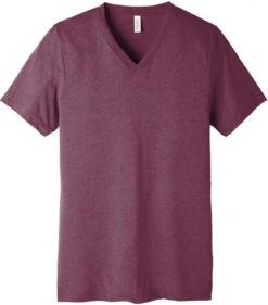 Bella+Canvas Unisex Triblend Short Sleeve V-Neck Tee 35 Bella+Canvas Unisex Triblend Short Sleeve V-Neck Tee -Thread Logic Store BellaCanvas Unisex Triblend Short Sleeve V Neck Tee Maroon Triblend S 15