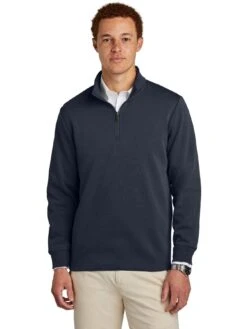 Brooks Brothers Double-Knit 1/4-Zip -Thread Logic Store Brooks Brothers Double Knit 14 Zip 11