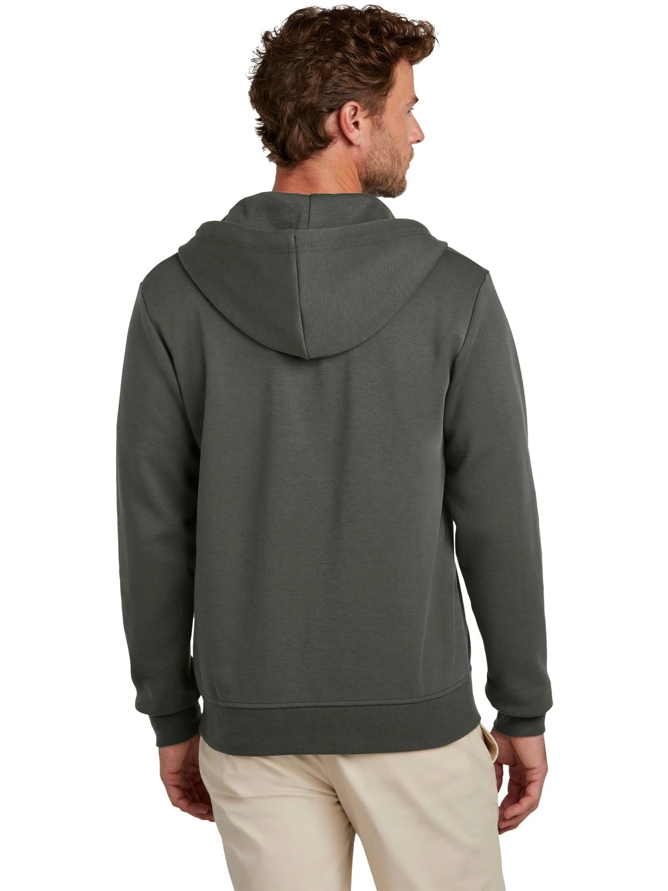 OUTLET-Brooks Brothers Double-Knit Full-Zip Hoodie 7 OUTLET-Brooks Brothers Double-Knit Full-Zip Hoodie - Image 7