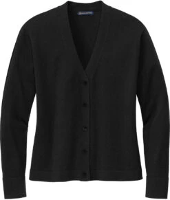 Brooks Brothers Ladies Cotton Stretch Cardigan Sweater -Thread Logic Store Brooks Brothers Ladies Cotton Stretch Cardigan Sweater Deep Black S 9