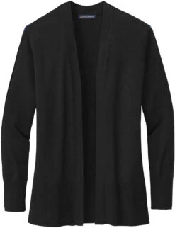 Brooks Brothers Ladies Cotton Stretch Long Cardigan Sweater -Thread Logic Store Brooks Brothers Ladies Cotton Stretch Long Cardigan Sweater Deep Black S 9