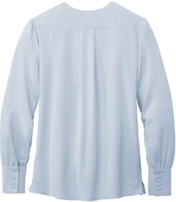 Brooks Brothers Ladies Open-Neck Satin Blouse 29 Brooks Brothers Ladies Open-Neck Satin Blouse -Thread Logic Store Brooks Brothers Ladies Open Neck Satin Blouse 10