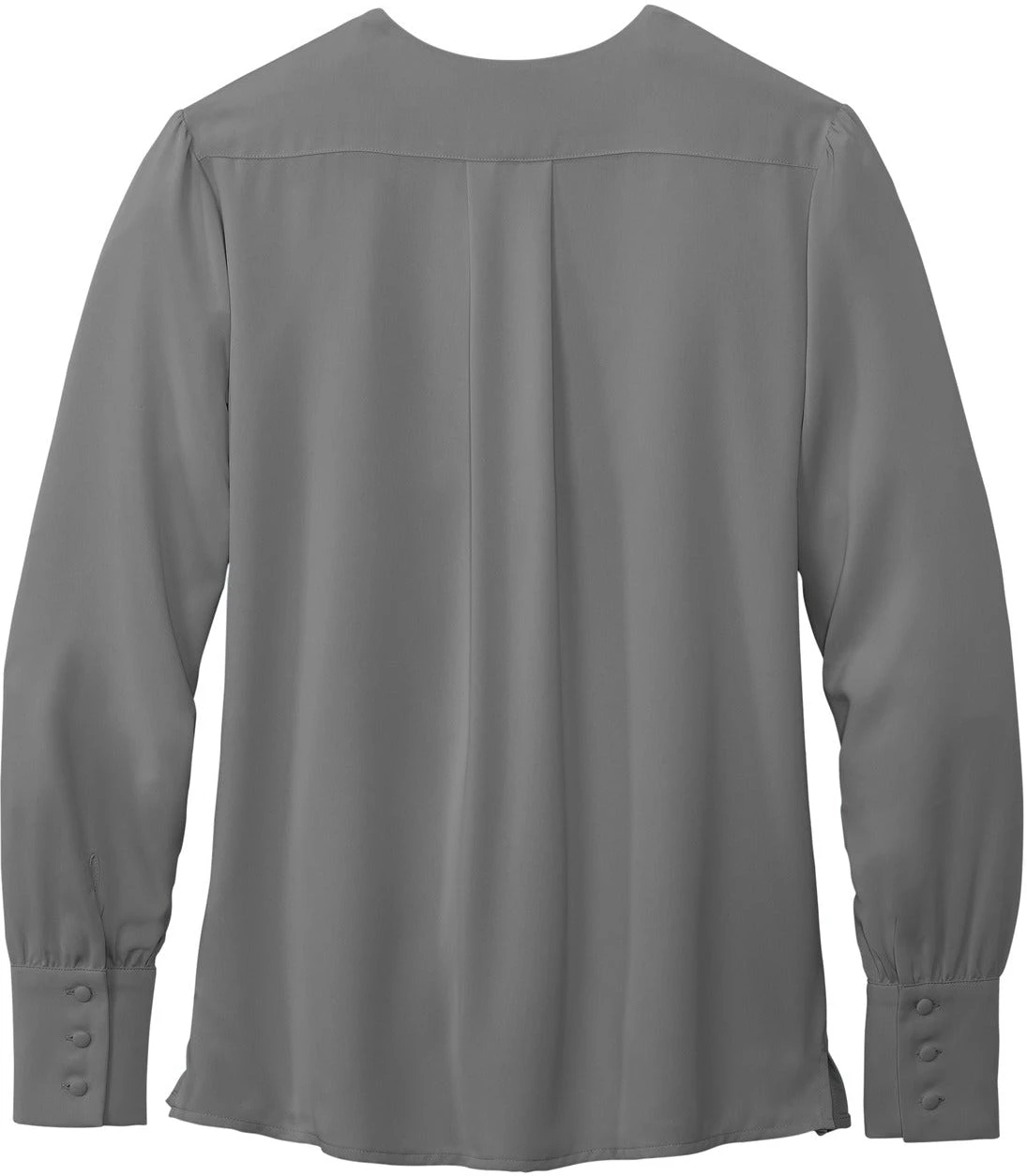 Brooks Brothers Ladies Open-Neck Satin Blouse 4 Brooks Brothers Ladies Open-Neck Satin Blouse - Image 4