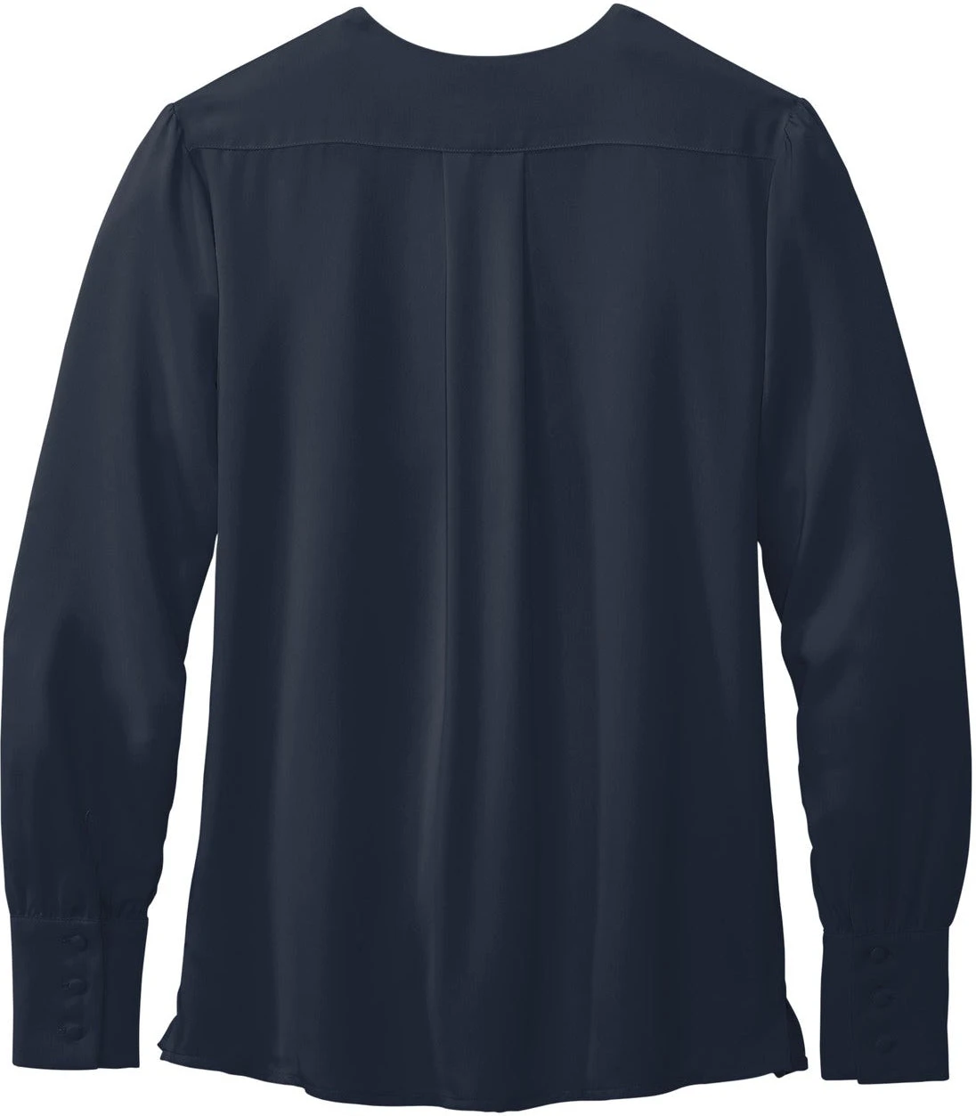 Brooks Brothers Ladies Open-Neck Satin Blouse 8 Brooks Brothers Ladies Open-Neck Satin Blouse - Image 8