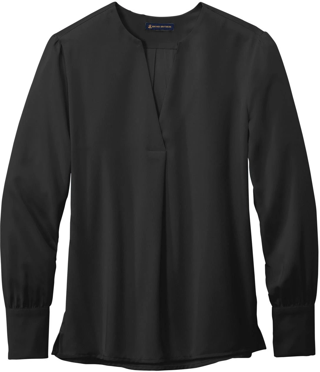 Brooks Brothers Ladies Open-Neck Satin Blouse 15 Brooks Brothers Ladies Open-Neck Satin Blouse - Image 15
