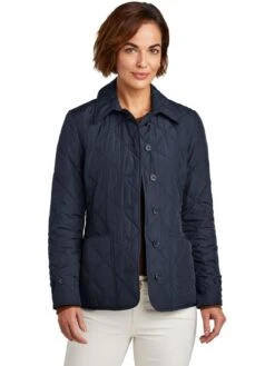 Brooks Brothers Ladies Quilted Jacket 8 Brooks Brothers Ladies Quilted Jacket -Thread Logic Store Brooks Brothers Ladies Quilted Jacket Night Navy S 1