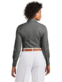 Brooks Brothers Ladies Wrinkle-Free Stretch Pinpoint Shirt -Thread Logic Store Brooks Brothers Ladies Wrinkle Free Stretch Pinpoint Shirt 12