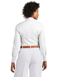 Brooks Brothers Ladies Wrinkle-Free Stretch Pinpoint Shirt -Thread Logic Store Brooks Brothers Ladies Wrinkle Free Stretch Pinpoint Shirt 4