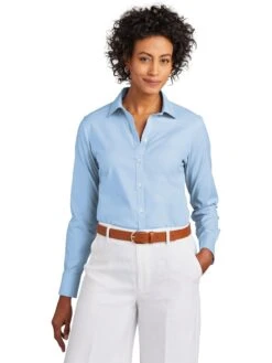 Brooks Brothers Ladies Wrinkle-Free Stretch Pinpoint Shirt -Thread Logic Store Brooks Brothers Ladies Wrinkle Free Stretch Pinpoint Shirt 7