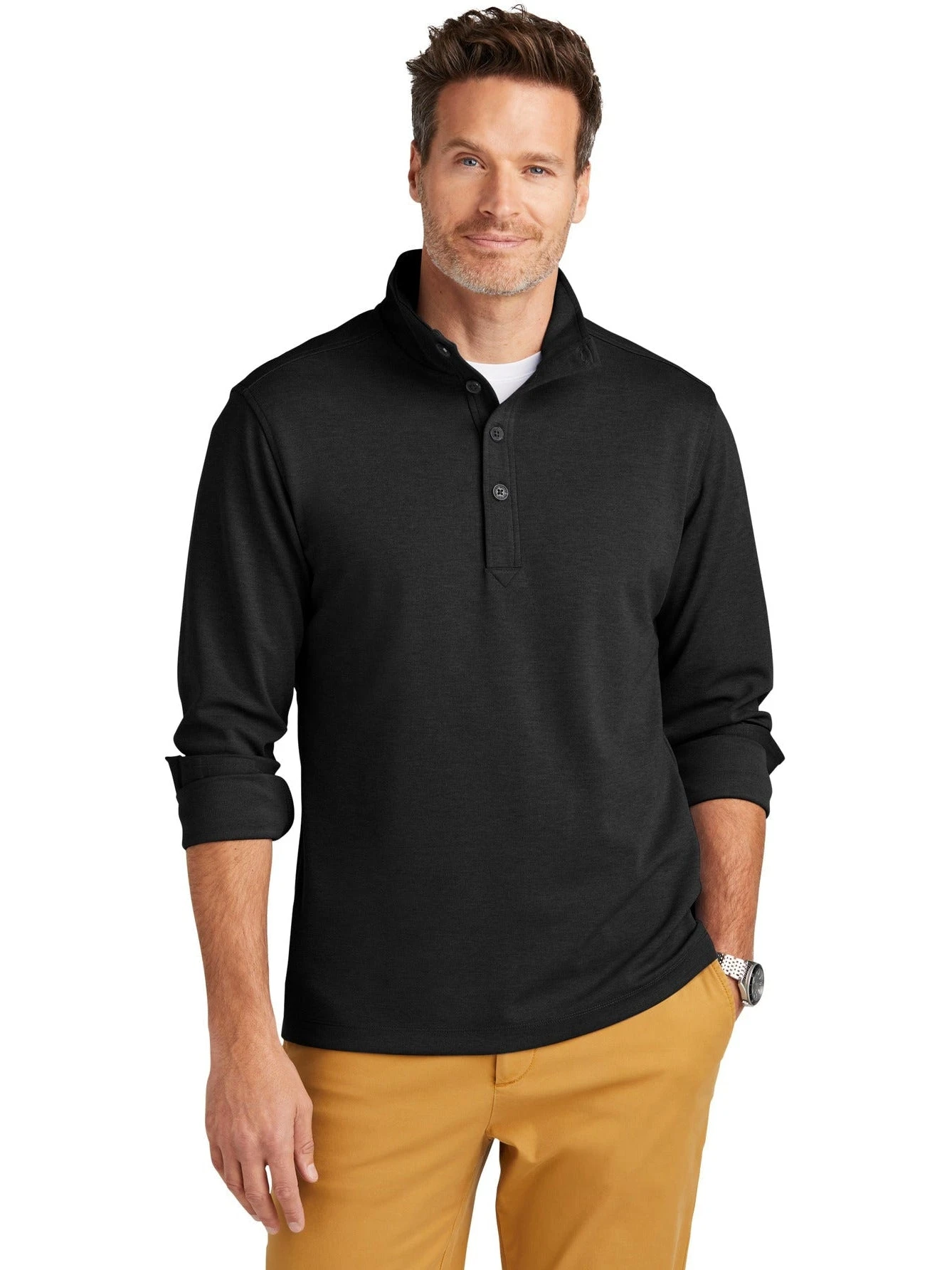 Brooks Brothers Mid-Layer Stretch 1/2-Button 17 Brooks Brothers Mid-Layer Stretch 1/2-Button - Image 17