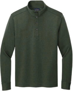 Brooks Brothers Mid-Layer Stretch 1/2-Button 26 Brooks Brothers Mid-Layer Stretch 1/2-Button -Thread Logic Store Brooks Brothers Mid Layer Stretch 12 Button Pine Heather S 5