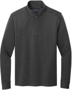 Brooks Brothers Mid-Layer Stretch 1/2-Button 22 Brooks Brothers Mid-Layer Stretch 1/2-Button -Thread Logic Store Brooks Brothers Mid Layer Stretch 12 Button Windsor Grey Heather S 1