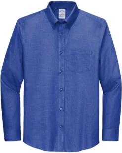 OUTLET-Brooks Brothers Wrinkle-Free Stretch Nailhead Shirt -Thread Logic Store Brooks Brothers Wrinkle Free Stretch Nailhead Shirt Cobalt Blue S 17 ba6170fe db29 46de 802b 4b79c0e829ac