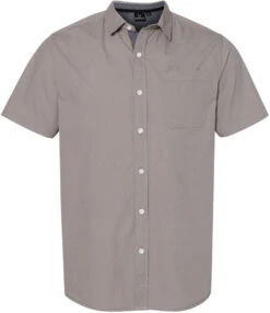 Burnside Peached Printed Poplin Short Sleeve Shirt 17 Burnside Peached Printed Poplin Short Sleeve Shirt -Thread Logic Store Burnside Peached Printed Poplin Short Sleeve Shirt GreyWhite Dot S 4