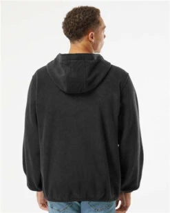 Burnside Polar Fleece Quarter-Zip Hooded Pullover -Thread Logic Store Burnside Polar Fleece Quarter Zip Hooded Pullover 4