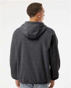 Burnside Polar Fleece Quarter-Zip Hooded Pullover -Thread Logic Store Burnside Polar Fleece Quarter Zip Hooded Pullover 8