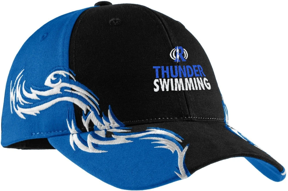 Port Authority Colorblock Racing Cap With Flames 1 Port Authority Colorblock Racing Cap With Flames