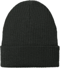 Port Authority C-FREE Recycled Beanie -Thread Logic Store C880 deepblack flat front