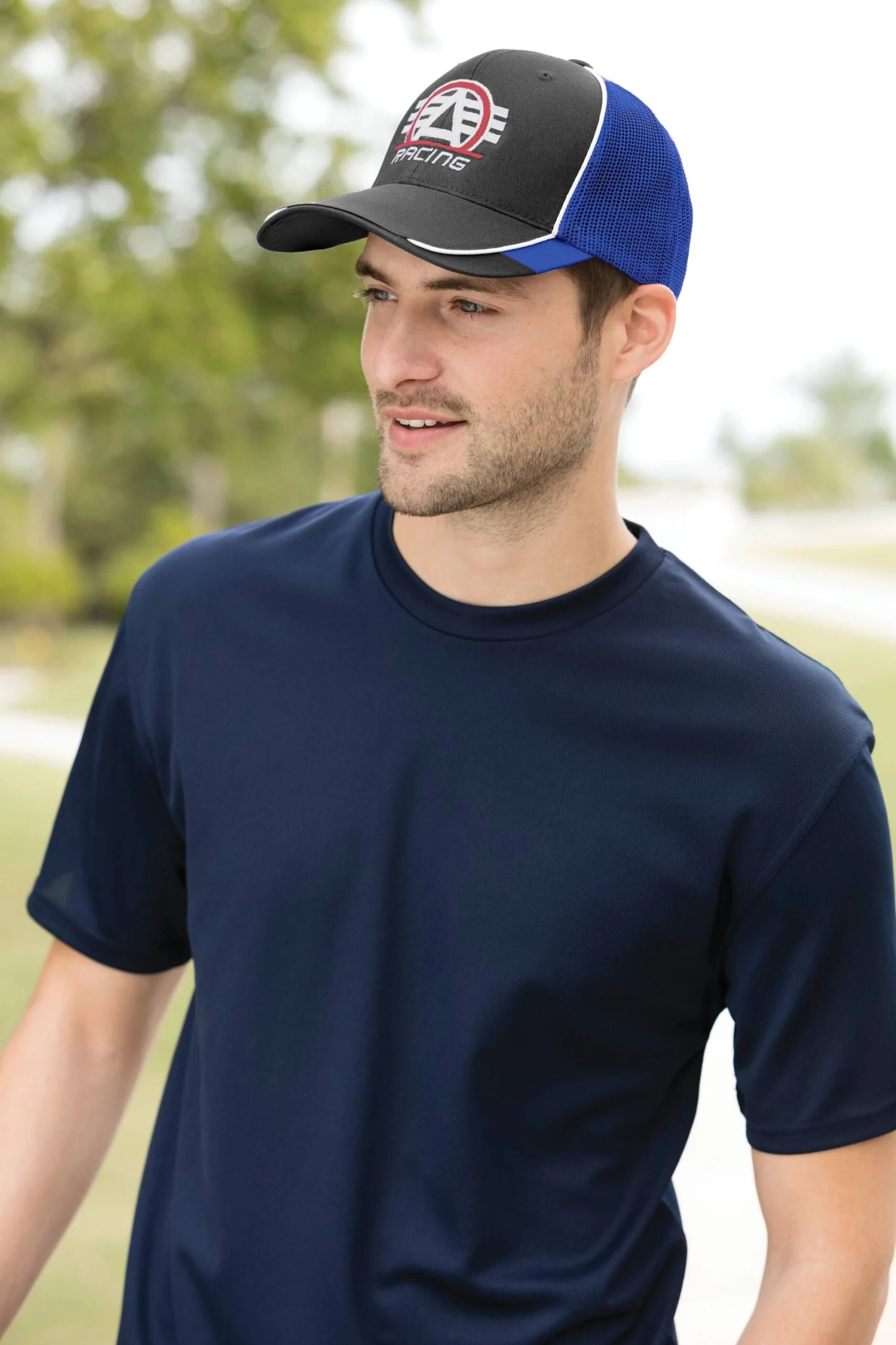 Port Authority Colorblock Mesh Back Cap 2 Port Authority Colorblock Mesh Back Cap - Image 2