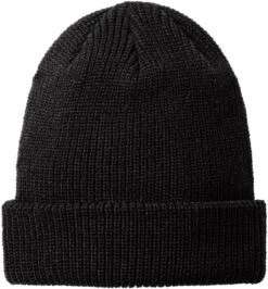 Port Authority Chunky Knit Beanie -Thread Logic Store C958 DeepBlack Flat Front