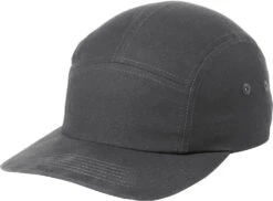 Port Authority Brushed Cotton Camper Cap 13 Port Authority Brushed Cotton Camper Cap -Thread Logic Store C970 deepsmoke flat left