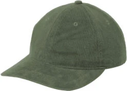 Port Authority Light Corduroy Dad Cap -Thread Logic Store C973 olivegreen flat left