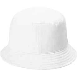 Port Authority Twill Short Brim Bucket Hat -Thread Logic Store C976 WHITE Hat Back