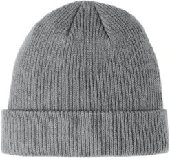 Port Authority Cozy Cuffed Beanie -Thread Logic Store C977 gustygrey cap front
