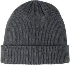 Port Authority Cozy Cuffed Beanie -Thread Logic Store C977 stormgrey cap front