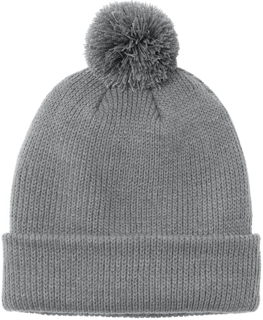 Port Authority Cozy Pom Beanie 3 Port Authority Cozy Pom Beanie - Image 3