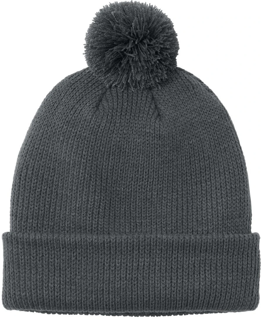 Port Authority Cozy Pom Beanie 6 Port Authority Cozy Pom Beanie - Image 6