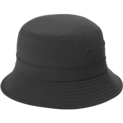 Port Authority Poly Bucket Hat -Thread Logic Store C980 BLACK Hat Left