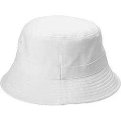 Port Authority Poly Bucket Hat -Thread Logic Store C980 WHITE Hat Back