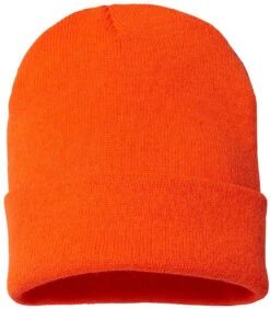 Cap America USA-Made 12" Cuffed Beanie 20 Cap America USA-Made 12" Cuffed Beanie -Thread Logic Store CAP AMERICA USA Made 12 Cuffed Beanie Neon Blaze Orange 1 Size 6