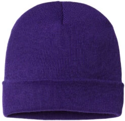 Cap America USA-Made 12" Cuffed Beanie 23 Cap America USA-Made 12" Cuffed Beanie -Thread Logic Store CAP AMERICA USA Made 12 Cuffed Beanie Purple 1 Size 9