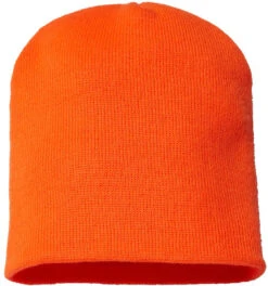 Cap America USA-Made 8 1/2" Beanie -Thread Logic Store CAP AMERICA USA Made 8 12 Beanie Neon Blaze Orange 1 Size 6