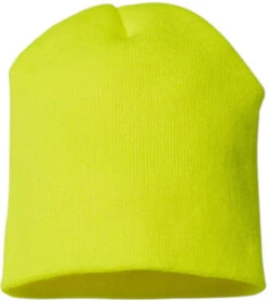 Cap America USA-Made 8 1/2" Beanie -Thread Logic Store CAP AMERICA USA Made 8 12 Beanie Neon Yellow 1 Size 7