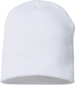 Cap America USA-Made 8 1/2" Beanie -Thread Logic Store CAP AMERICA USA Made 8 12 Beanie White 1 Size 13