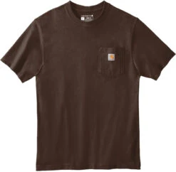 CLOSEOUT - Carhartt Workwear Pocket Short Sleeve T-Shirt 8 CLOSEOUT - Carhartt Workwear Pocket Short Sleeve T-Shirt -Thread Logic Store CLOSEOUT Carhartt Workwear Pocket Short Sleeve T Shirt Dark Brown 4XL 4