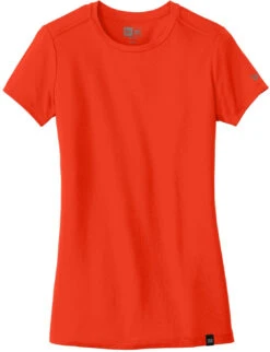 OUTLET-New Era Ladies Heritage Blend Crew Tee -Thread Logic Store CLOSEOUT New Era Ladies Heritage Blend Crew Tee Deep Orange 4XL 4