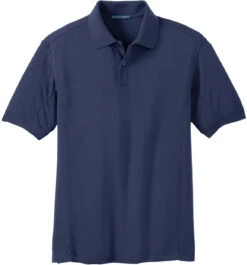 CLOSEOUT - Port Authority 5-in-1 Performance Pique Polo -Thread Logic Store CLOSEOUT Port Authority 5 in 1 Performance Pique Polo True Navy S 5