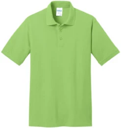 CLOSEOUT - Port Authority 50/50 Pique Polo Shirt -Thread Logic Store CLOSEOUT Port Authority 5050 Pique Polo Shirt Lime 3XL 3