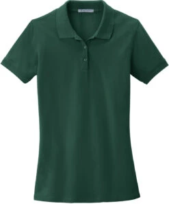 CLOSEOUT - Port Authority Ladies EZCotton Pique Polo 10 CLOSEOUT - Port Authority Ladies EZCotton Pique Polo -Thread Logic Store CLOSEOUT Port Authority Ladies EZCotton Pique Polo Green Glen 4XL 4