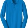 CLOSEOUT - Port Authority Long Sleeve Core Classic Pique Polo