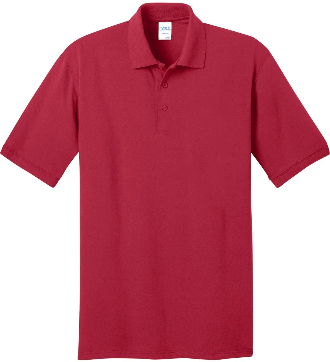 CLOSEOUT - Port & Company Core Blend Jersey Knit Pocket Polo 1 CLOSEOUT - Port & Company Core Blend Jersey Knit Pocket Polo
