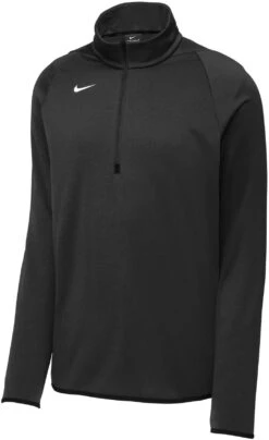 Nike Therma-FIT 1/4-Zip Fleece -Thread Logic Store CN9492 teamblack form front