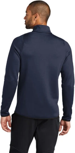 Nike Therma-FIT 1/4-Zip Fleece -Thread Logic Store CN9492 teamnavy model back