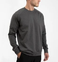 UNRL Crossover Crewneck -Thread Logic Store CROSSOVER CREW HEATHERCHARCOAL FRONT db928184 2070 4478 87d3 80fdd09588f1