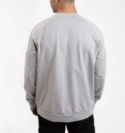 UNRL Crossover Crewneck -Thread Logic Store CROSSOVER CREW HEATHERGRAY BACK 2b961fd7 04de 4e8c b440 8d388aa40276